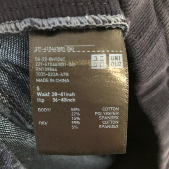 Motherhood Maternity Pullover Sweatshirt Blue and Dark Blue Jeans - Picture 7 of 7